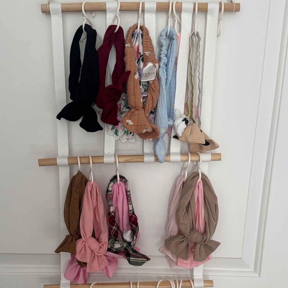 Kids Headband Set - Assorted Pink, Beige, Brown & Blue